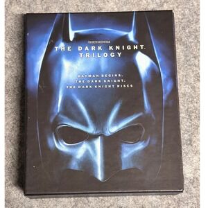 The Dark Knight Trilogy Blu-ray 5-Disc Box Set Batman Begins Rises Art Book 2012